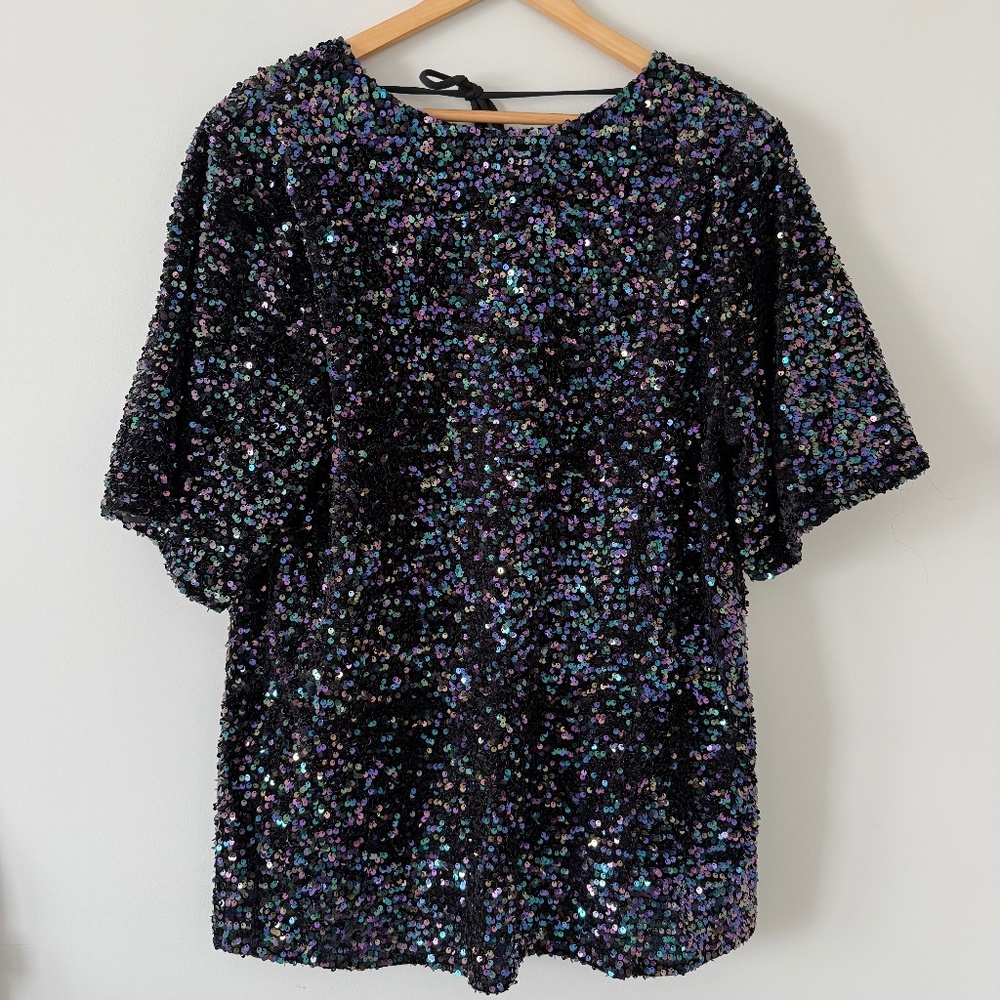 SHOWPO | "Valetta" Drop Shoulder Mini Shift Dress (size 10)